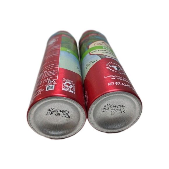 Old Spice Fiji Dry Spray Antiperspirant 4.3 oz 2-Pack with Palm Tree Notes New - Picture 4 of 4